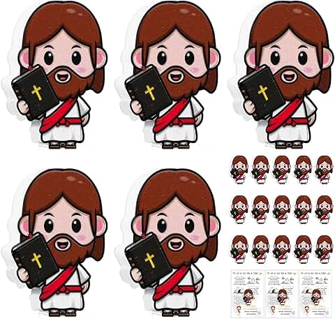 72 Christmas Jesus Figures for Religious Party Favors
