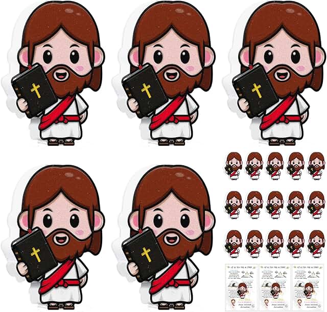 72 Christmas Jesus Figures for Religious Party Favors