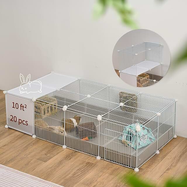 Large Guinea Pig Cage with Lid and Liner