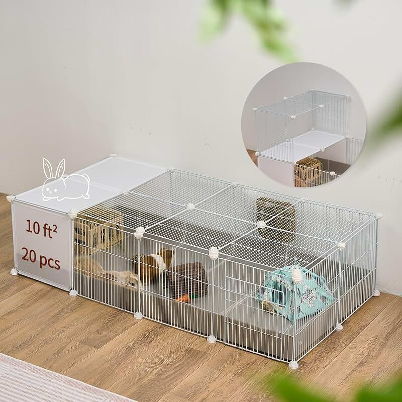 Large Guinea Pig Cage with Lid and Liner
