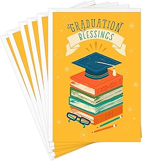 Religious Graduation Cards with Envelopes, Set of 6