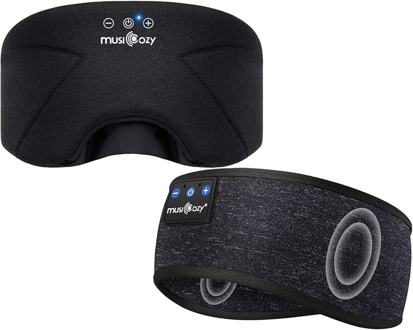 Wireless Sleep Headphones with Eye Mask and 14H Playtime