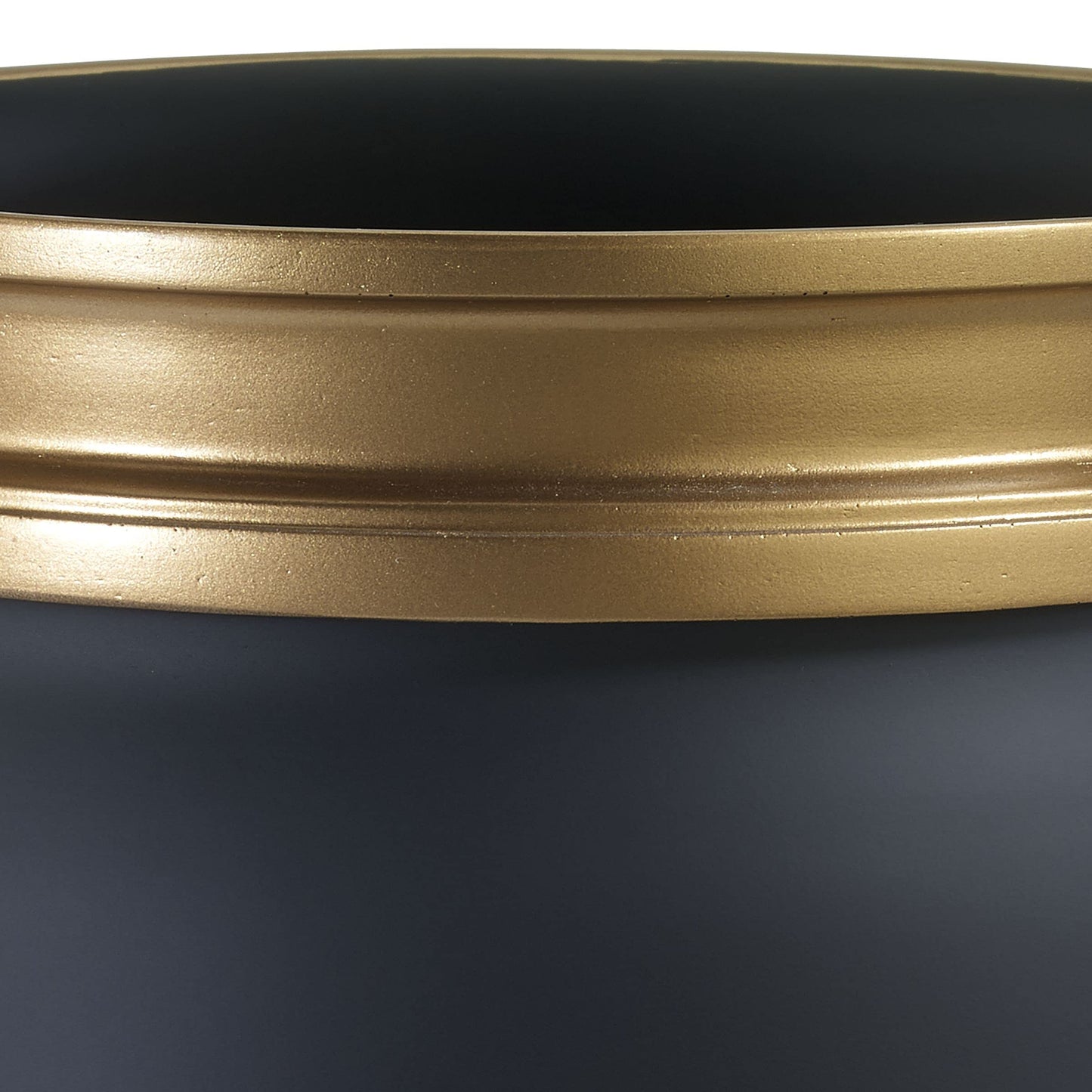 Memphis  Wastebasket, Black