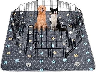 Washable Waterproof Puppy Training Pads, 72x72 inches, 2-pack