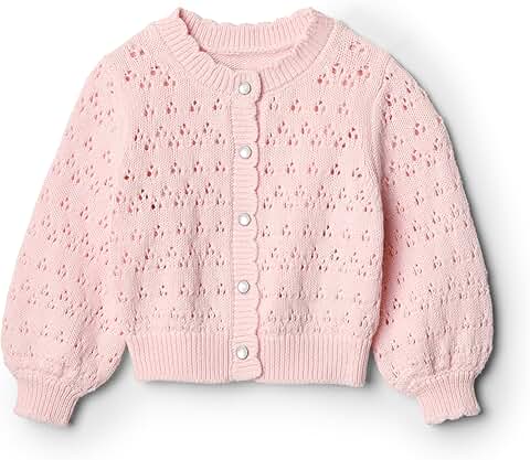 Toddler and Baby Girls' Lightweight Cardigan Sweater