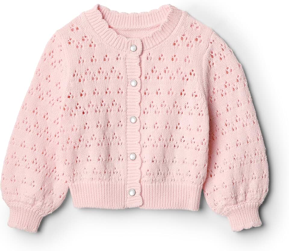 Toddler and Baby Girls' Lightweight Cardigan Sweater