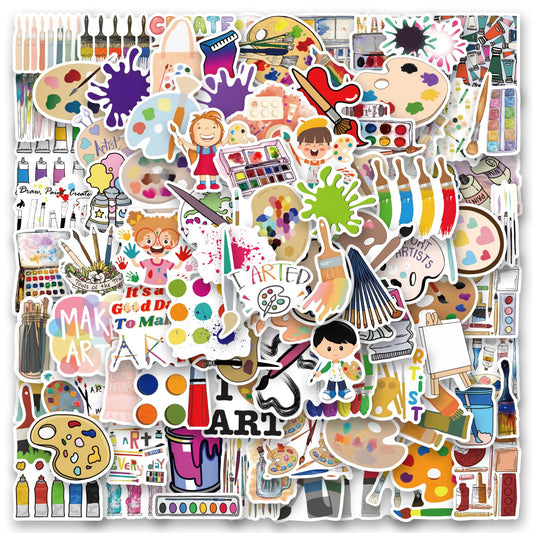 120 Art Painting Stickers for Kids