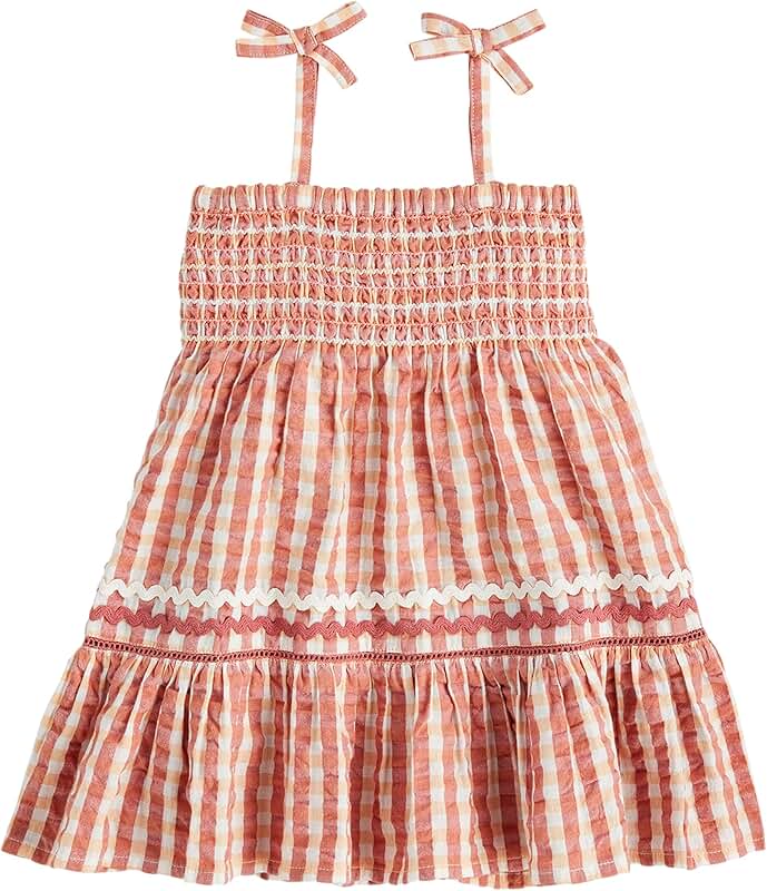 Baby Girls Smocked Check Dress