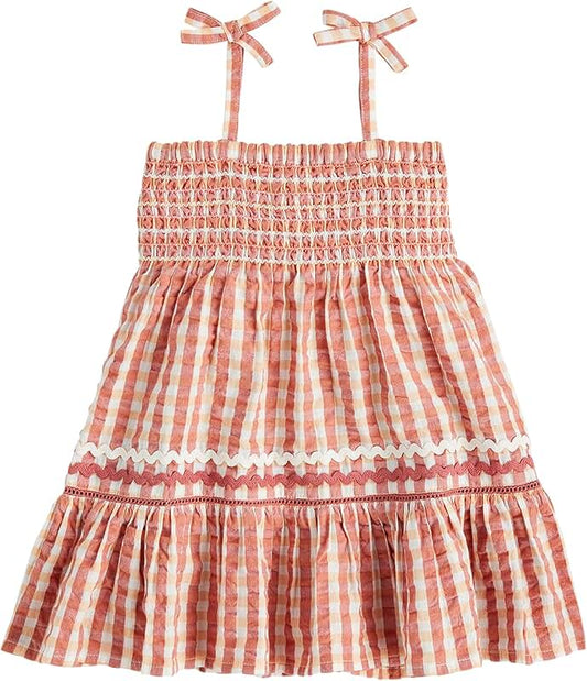 Baby Girls Smocked Check Dress
