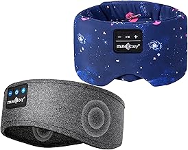 Wireless Sleep Mask with Headphones and Adjustable Band