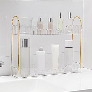 Two-Tier Narrow Makeup and Cosmetic Organizer