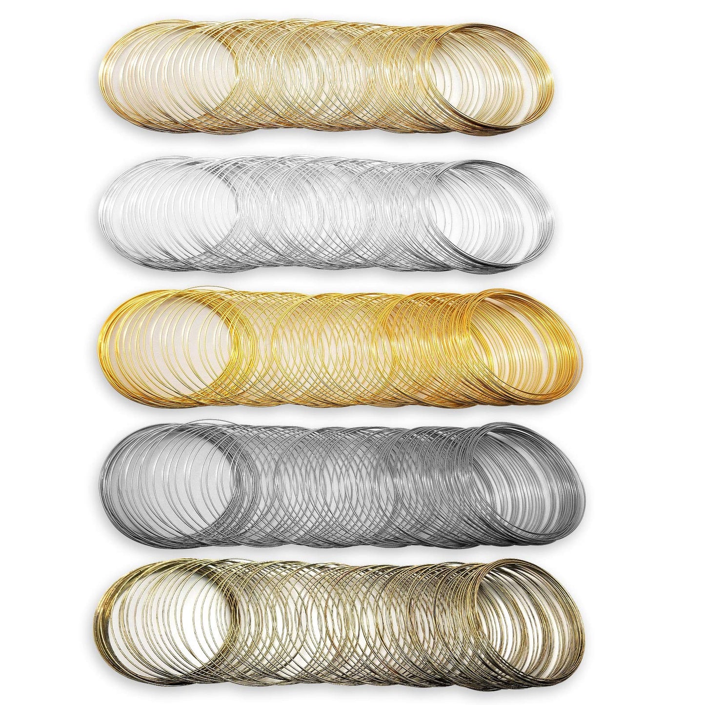 500 Loops Memory Beading Wire for Jewelry Making