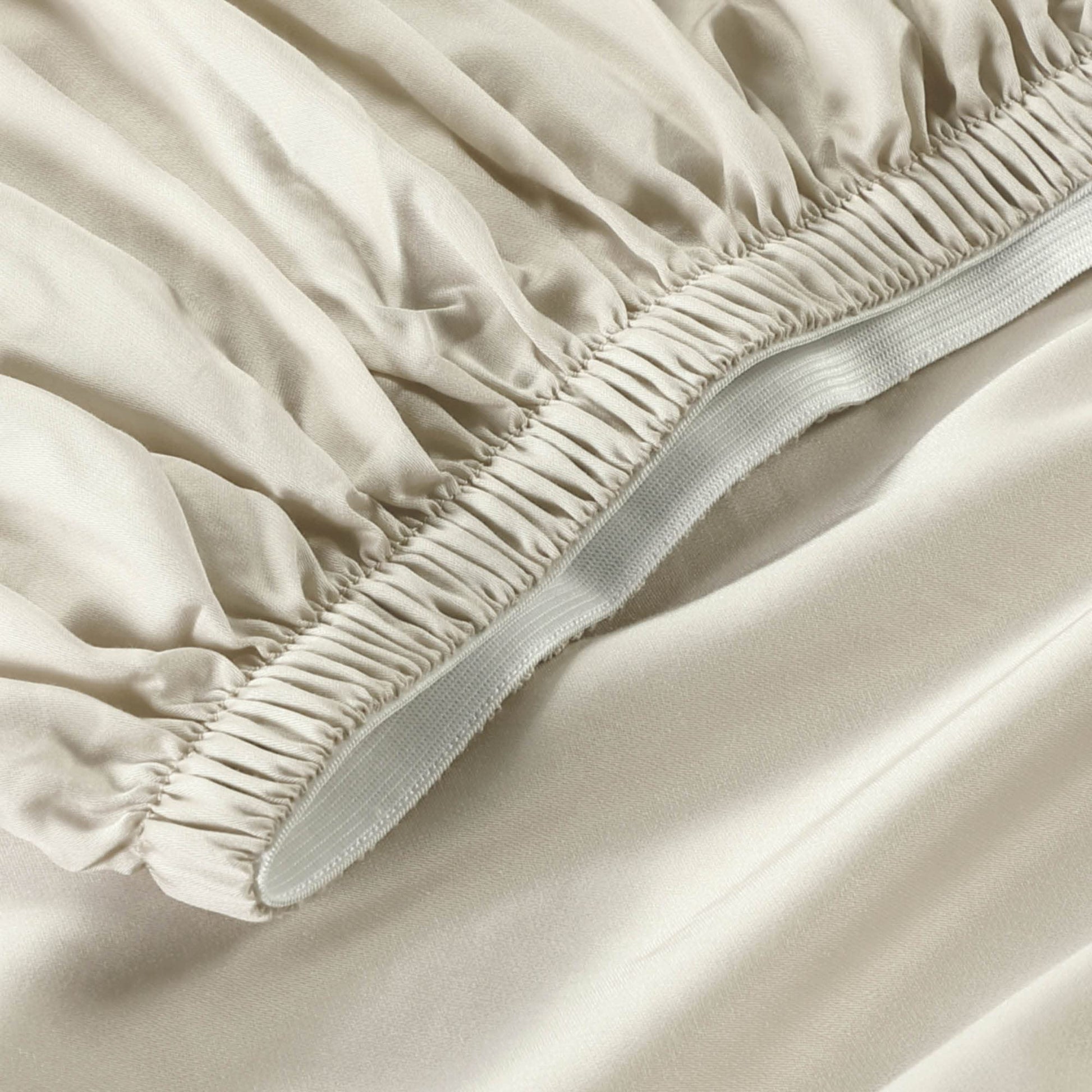 Premium 100% Austrian Eucalyptus Lyocell Tencel Sheet Set, Softer Than Silk, Architectural Digest 2022 Best Cooling Sheets ard Winner  4pc  2 Pillowcases 1 Fitted Sheet 1 Flat Fog, King)
