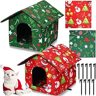 Outdoor Cat House for Winter and Pets
