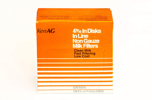 Kenag milk filter disks, 4-9/16 inches, 100 pieces