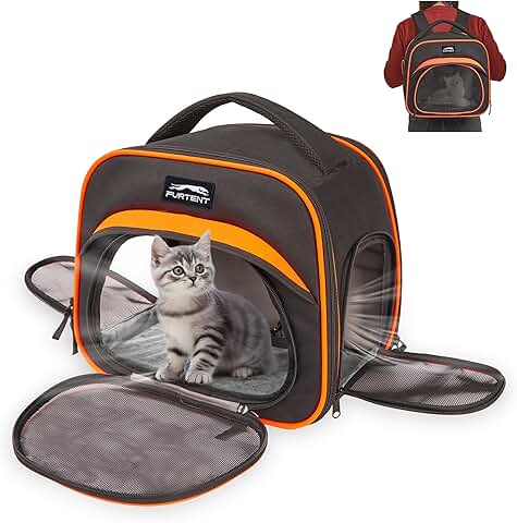 Breathable Cat Carrier Backpack for Small Pets