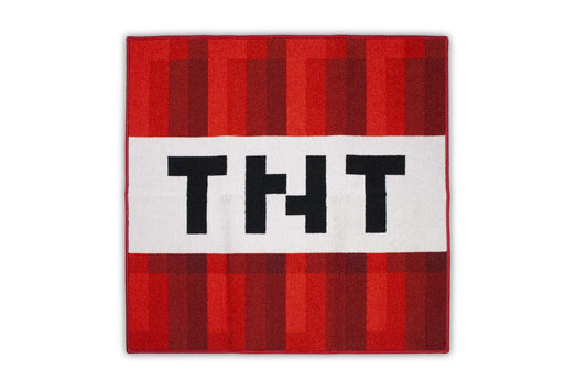 Area Rug TNT Block Decorations Merch Video Game Decorations TNT Decorations  39-Inch Square Area Rug