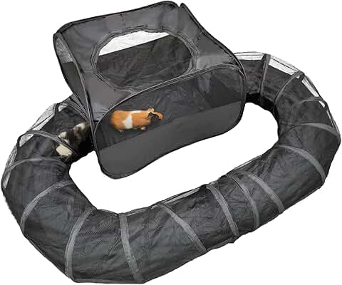 Guinea Pigs Playpen with Tunnel and Tent