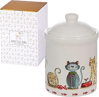 Ceramic Jar with Lid for Kitchen Storage