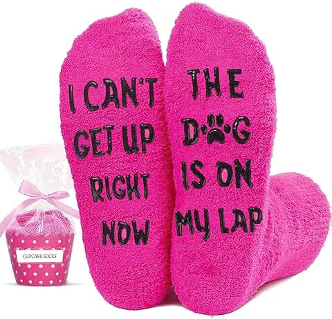 Cozy Fuzzy Socks for Dog Lovers, Christmas and Birthday Gift