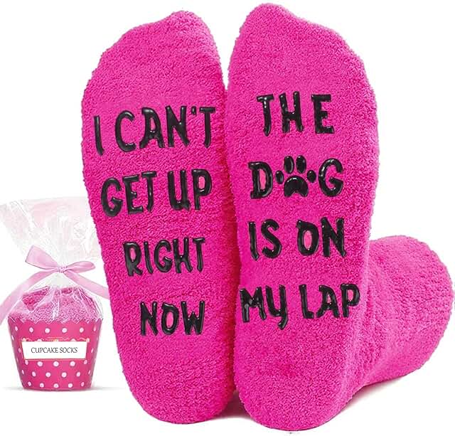 Cozy Fuzzy Socks for Dog Lovers, Christmas and Birthday Gift