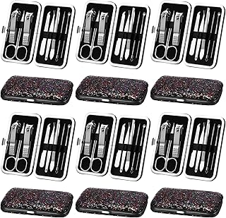 12-Piece Manicure and Pedicure Set with Leather Case