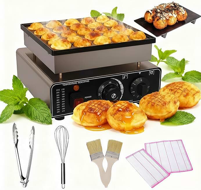 Mini Pancake Maker for Home and Commercial Use