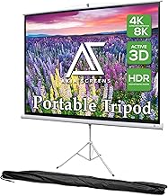 100-inch portable projector screen with stand