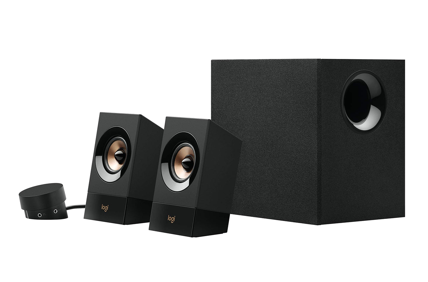 Z533 2.1 Multimedia Speaker System with Subwoofer, Powerful Sound, Booming Bass, 3.5mm Audio and RCA Inputs, PC/PS/Xbox/TV/Smartphone/Tablet/
