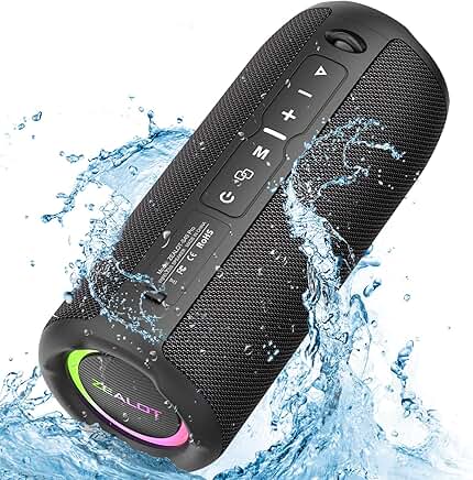 Portable Waterproof Bluetooth Speaker with Deep Bass