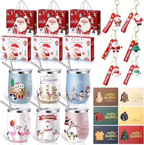 Six Sets of Christmas Gift Items for Holiday Celebrations