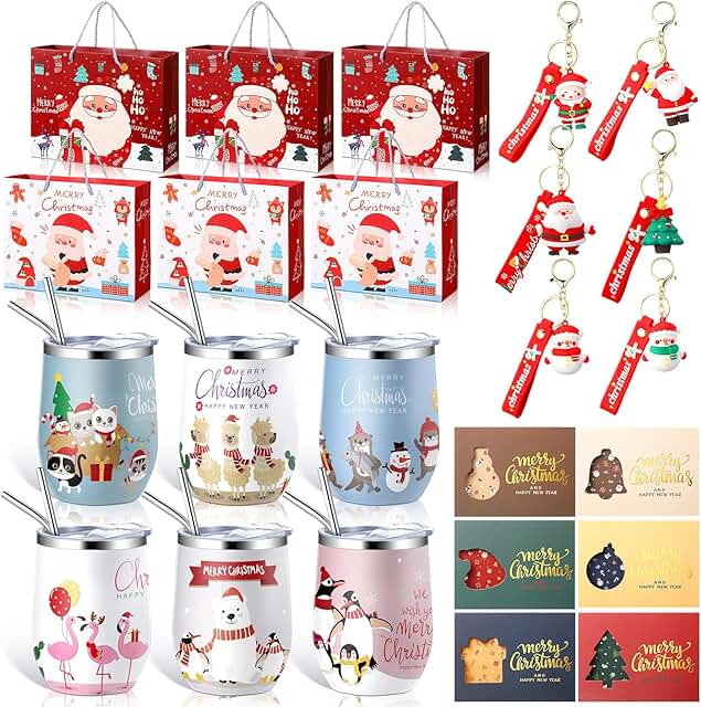 Six Sets of Christmas Gift Items for Holiday Celebrations