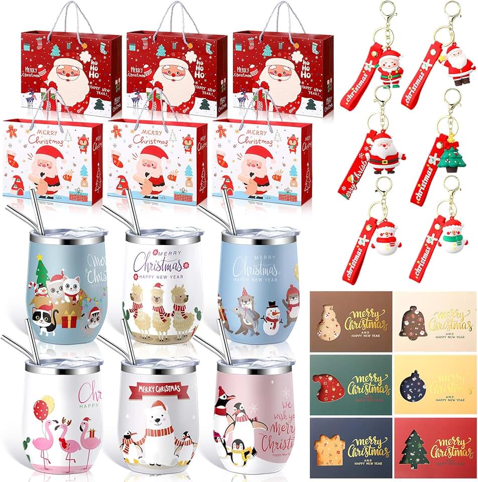 Six Sets of Christmas Gift Items for Holiday Celebrations