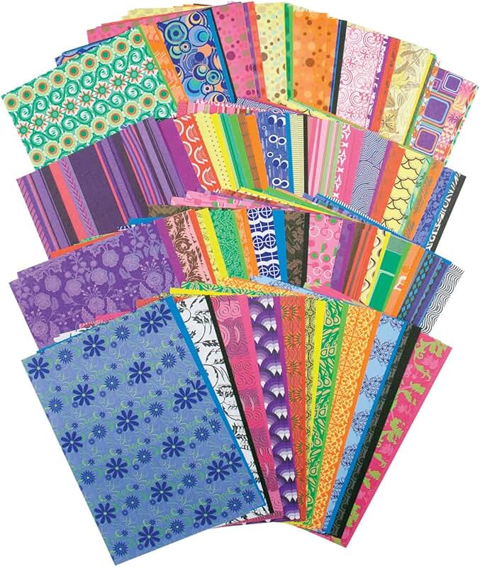 Decorative Hues Paper Pack, 8.5 x 5.5 inches, 192 sheets