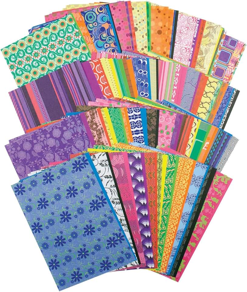 Decorative Hues Paper Pack, 8.5 x 5.5 inches, 192 sheets