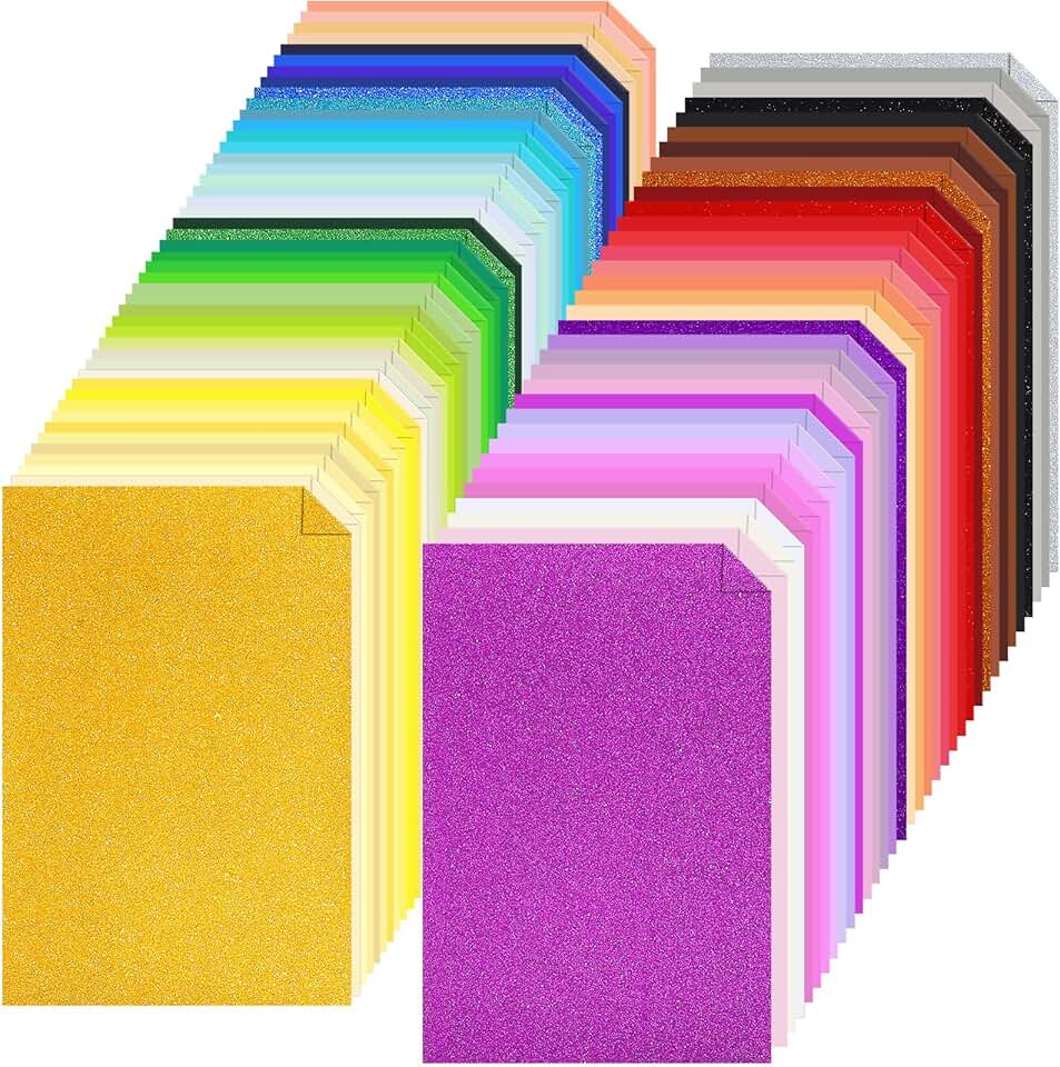 Multicolor 8.5x11 Inch Cardstock Bulk 200 Sheets