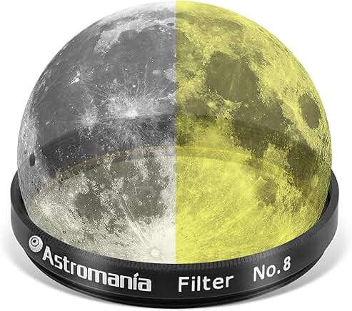 Yellow 2-inch planetary filter for telescopes