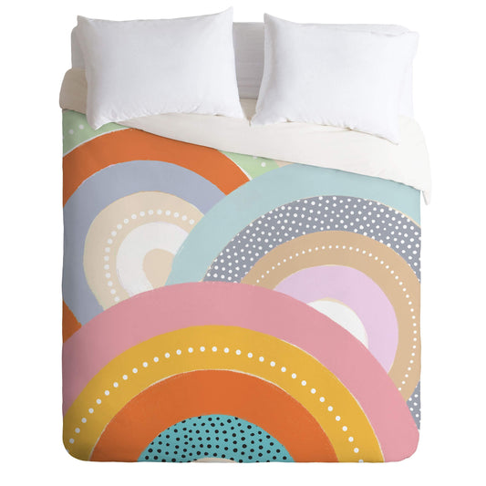 Rainbows and Polka Dots Emanuela Carratoni Comforter Set with Pillowcase(s), Twin/XL