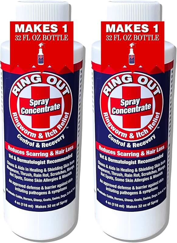 Skin Spray for Pets and Livestock, 4 oz (2 Pack)