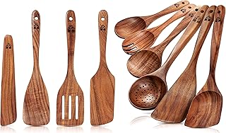 Wooden Spatulas and Spoons for Cooking