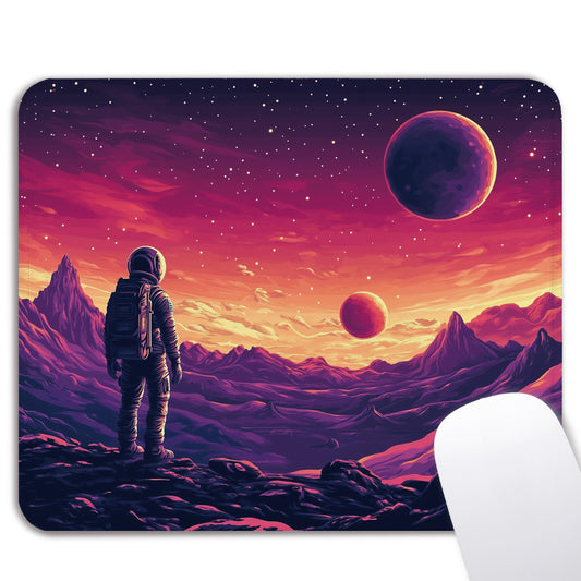 Galaxy Space Astronaut Mouse Pad for Office Desk