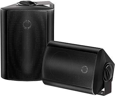 4-Inch Outdoor Passive Speakers with 200W Bass and Wide Sound Coverage