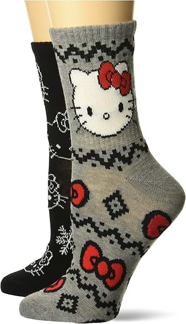 Women's Holiday 2-Pack Mid Crew Socks