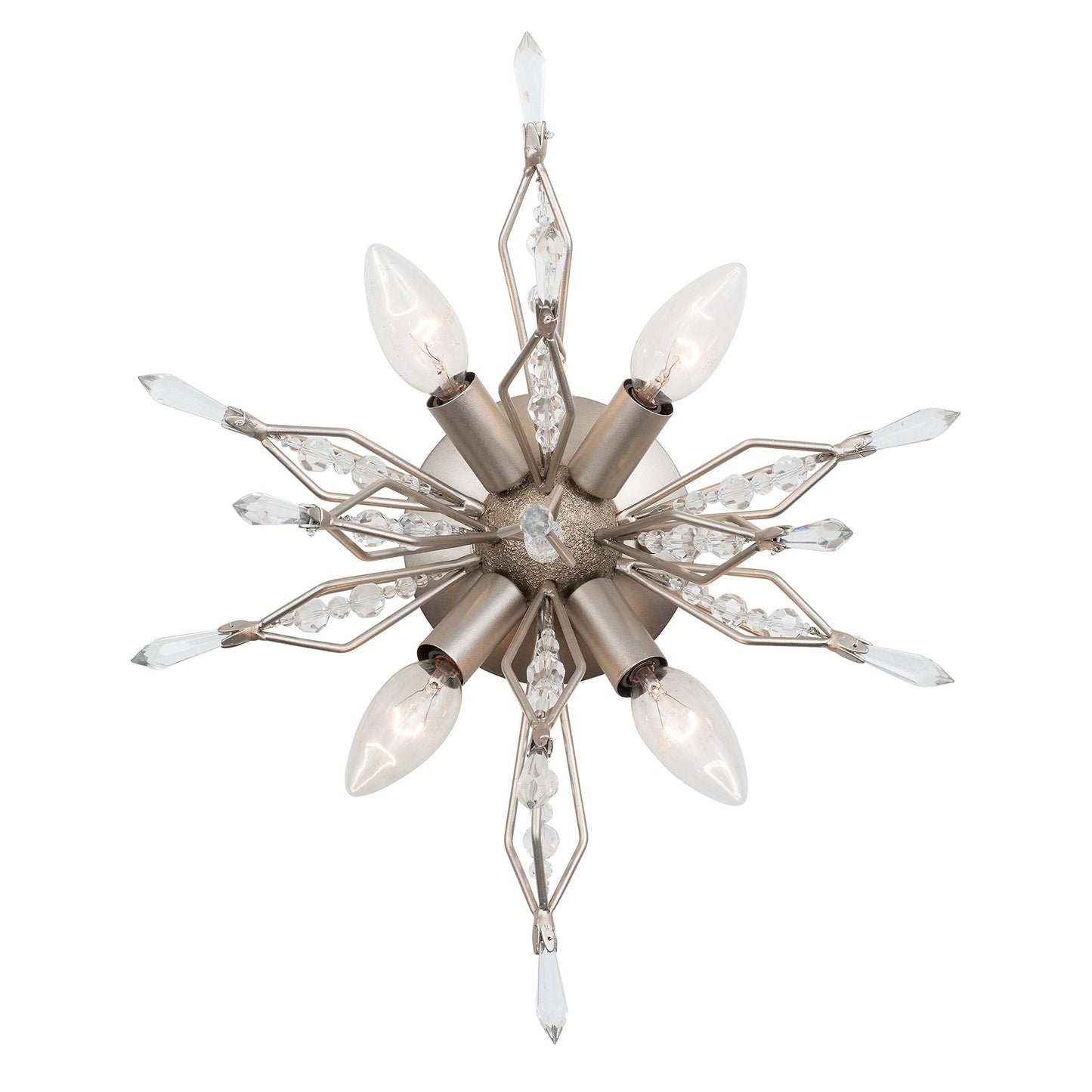 311W04GD Orbital Wall Sconce, Gold Dust