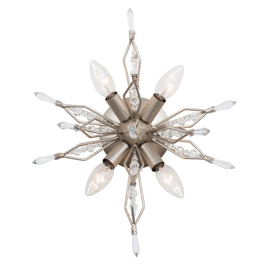 311W04GD Orbital Wall Sconce, Gold Dust