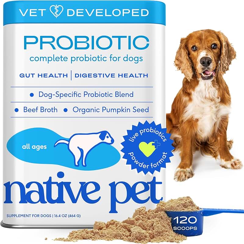Dog Probiotics Powder for Digestive and Immune Support
