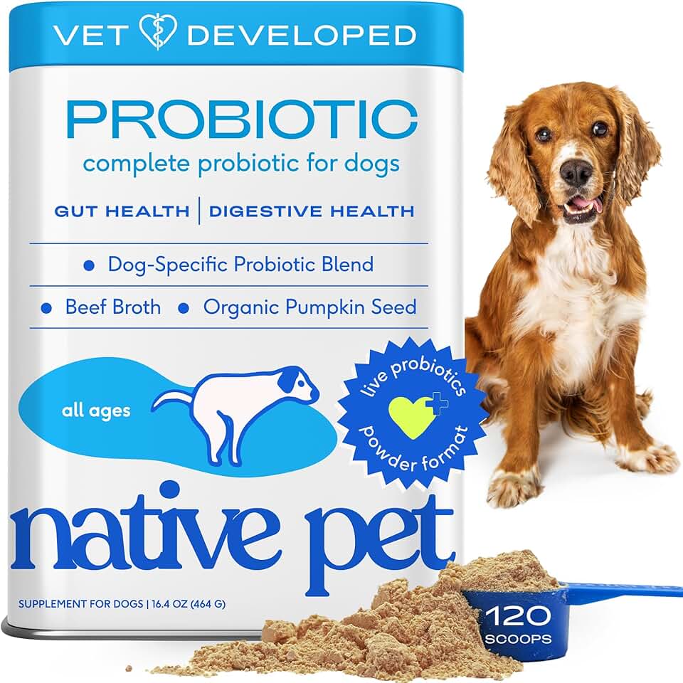 Dog Probiotics Powder for Digestive and Immune Support