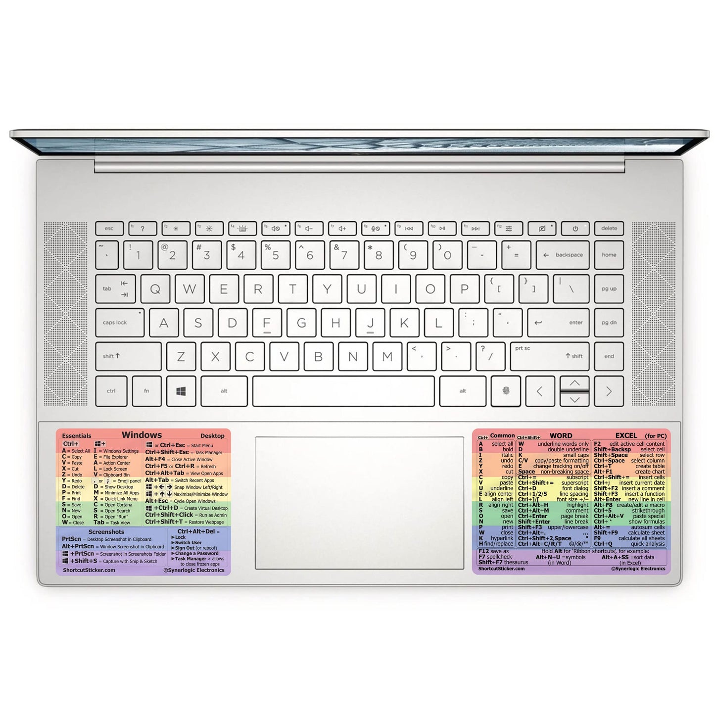 Windows and Word/Excel Shortcut Stickers
