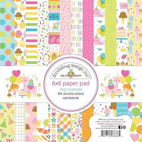 Hey Cupcake Paper 6x6 Pad