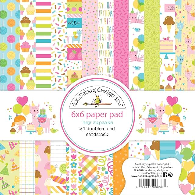 Hey Cupcake Paper 6x6 Pad